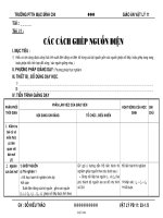 Giáo án giảng dạy bộ môn Vật lý 11 - Trường THPT Mạc Đĩnh Chi - Bài 33: Các cách ghép nguồn điện