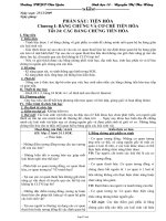 Giáo án Sinh 12 tiết 24: Các bằng chứng tiến hóa