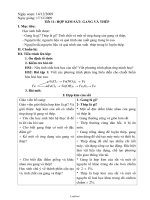 Giáo án Tự chọn môn Hóa học 9 - Tiết 11: Hợp kim sắt: gang và thép