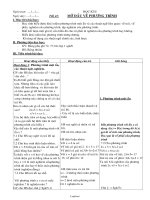 Thiết kế giáo án Đại số 8 - Chương III - Tiết 41: Mở đầu về phương trình