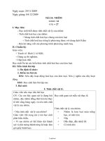 Giáo án môn Hóa hoc 9 năm 2009 - Tiết 24: Nhôm