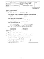 Kiểm tra học kì 1 - Năm học: 200 7- 2008 môn: Vật lí 7