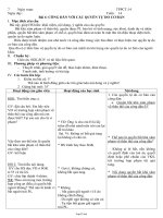 Giáo án Giáo dục công dân 12 - Bài 6: Công dân với các quyền tự do cơ bản