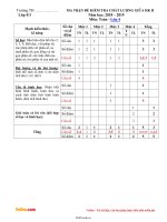 Bài kiểm tra chất lượng giữa học kỳ 2 môn Toán Lớp 4 - Năm học 2018-2019 (Đề 3)