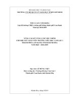 Nâng cao kỹ năng làm việc nhóm cho đội ngũ giáo viên trường tiểu học