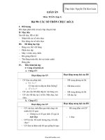 Giáo án Toán lớp 1 - Bài 90: các số tròn chục (tiết 2)_ Nguyễn Thị Kim Luân