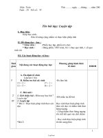 Giáo án lớp 1 môn Toán - Tiết 78: Luyện tập