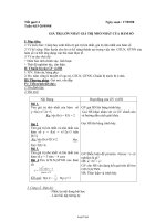 Giáo án lớp 12 Giải tích - Tiết 4: Giá trị lớn nhất giá trị nhỏ nhất của hàm số