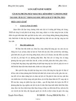 Sáng kiến kinh nghiệm Vận dụng phương pháp “khai thác kênh hình” và phương pháp “dạy học tích cực” trong dạy học môn lịch sử ở trường THCS