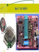 Bài giảng giảng dạy môn Vật lý 11 - Bài 7: Tụ điện