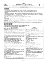 Giáo án môn Ngữ văn lớp 7 - Học kì I - Tiết 21 đến tiết 24