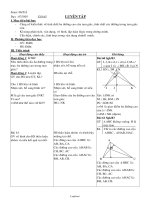 Thiết kế giáo án Đại số 8 - Tiết 65: Luyện tập