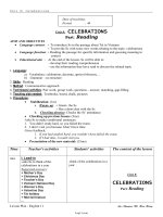 Ôn tập môn Tiếng Anh khối 11 - Period 44 đến period 48