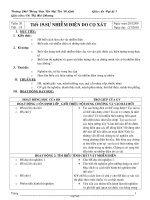 Giáo án Vật lí 7 tiết 19: Sự nhiễm điện do cọ xát