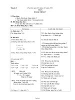 Giáo án dạy Tuần 7 - Lớp 3