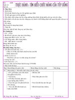 Thiết kế giáo án môn Sinh học 8 - Tiết 46: Thực hành: Tìm hiểu chức năng (liên quan đến cấu tạo) của tủy sống