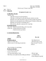 Giáo án Lớp 1 - Tuần 1