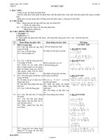 Thiết kế giáo án Đại số 8 - Tiết 29 đến tiết 33