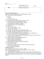 Đề kiểm tra 1 tiết Môn: Giáo dục công dân Lớp 9 - Đề chẵn