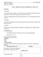 Giáo án Sinh 12 cơ bản bài 5 đến 7