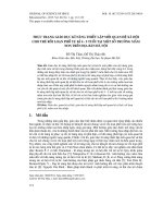 Thực trạng giáo dục kĩ năng thiết lập mối quan hệ xã hội cho trẻ rối loạn phổ tự kỉ 4-5 tuổi tại một số trường mầm non trên địa bàn Hà Nội - Trường Đại Học Quốc Tế Hồng Bàng