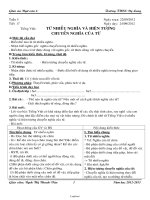 Giáo án Ngữ văn 6 - Tuần 5 - Tiết 17 đến 20