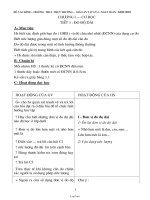 Đề thi Bài thi học kỳ II môn tiếng Anh - Lớp 3 năm học 2014 - 2015 - Thời gian: 20 phút