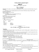 Giáo án Tổng hợp môn lớp 1 - Tuần thứ 19 - Trường Tiểu học Quỳnh Lập B