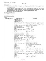 Giáo án dạy thêm môn Toán 8 - Buổi 12