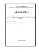 Công tác quản lý hoạt động ngoài giờ lên lớp của trường tiểu học