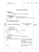 Giáo án lớp 1 môn Toán - Tiết 80: Luyện tập