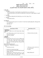 Giáo án khối 2 - Tuần 33 môn Tập làm văn - Tiết: Kể ngắn về người thân (nói, viết)