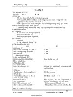 Giáo án Tổng hợp các môn học lớp 1 - Tuần 3 - Trường Tiểu học số 2 Phú Bài