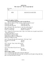 Kiểm tra môn: Ngữ văn 8 - Thơ và truyện hiện đại