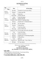 Lịch báo giảng tuần 32 năm 2012