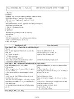 Đề kiểm tra học kì I năm học 2014 - 2015 môn công nghệ lớp 9 thời gian làm bài 45 phút