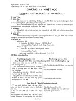 Giáo án môn Vật lý 8 tiết 23: Các chất được cấu tạo như thế nào ?