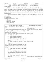 Giáo án môn Vật lý 7 tiết 9: Tổng kết chương I – Quang Học