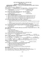 Đề tham khảo học kì I - Năm 2011-2012 môn: Ngữ văn 7 thời gian: 90 phút (không kể thời gian giao đề)