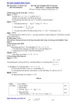 Đề thi tốt nghiệp thpt năm 2010 môn: Toán – trung học phổ thông