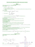 Đề ôn thi tốt nghiệp phổ thông trung học năm 2010
