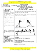 Giáo án Thể dục 7 - Tiết 26 đến tiết 33