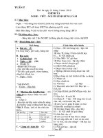 Giáo án Lớp 3 - Tuần thứ 5