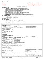 Thiết kế bài dạy Tiếng Anh 11 - Tuần 7