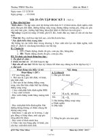 Giáo án môn Hình học lớp 7 - Trường THCS Tân Sơn - Tiết 31, 32