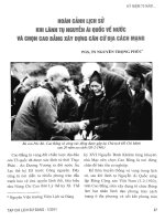 Hoàn cảnh lịch sử khi Lãnh tụ Nguyễn Ái Quốc về nước và chọn Cao Bằng xây dựng căn cứ địa cách mạng