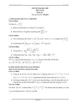Thi thử đại học 2009 môn toán đề thi số 1
