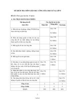 Đề kiểm tra môn Giáo dục công dân, học kỳ II, lớp 8 - Đề số 1