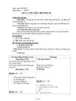 Giáo án môn học Đại số 7 - Tiết 64: Ôn tập chương IV