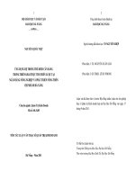 Ứng dụng hệ thống thẻ điểm cân bằng trong triển khai thực thi chiến lược tại ngân hàng nông nghiệp và phát triển nông thôn chi nhánh Đà Nẵng